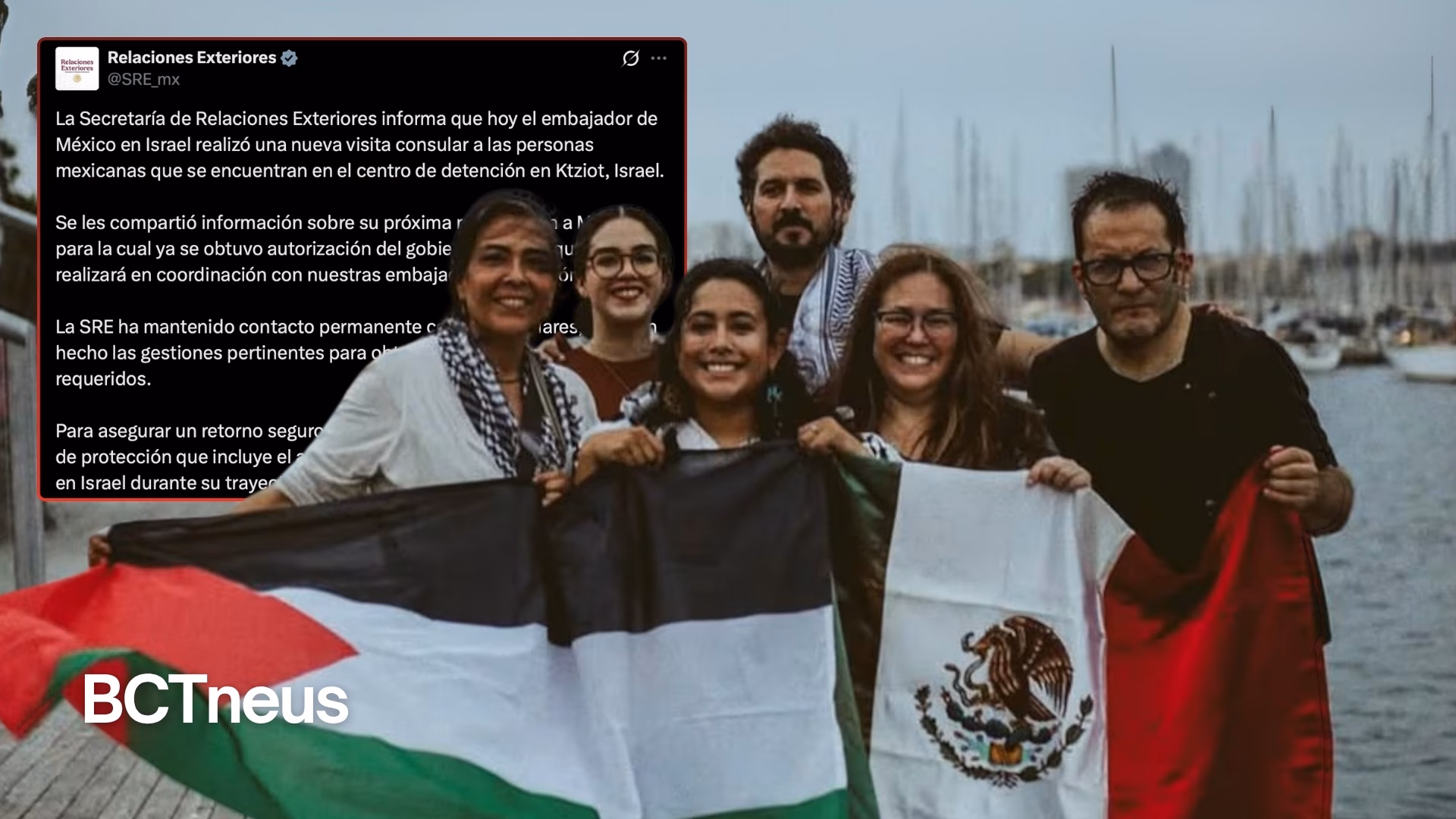 Articulo - Gobierno de México confirma próxima repatriación de mexicanos detenidos en Israel
