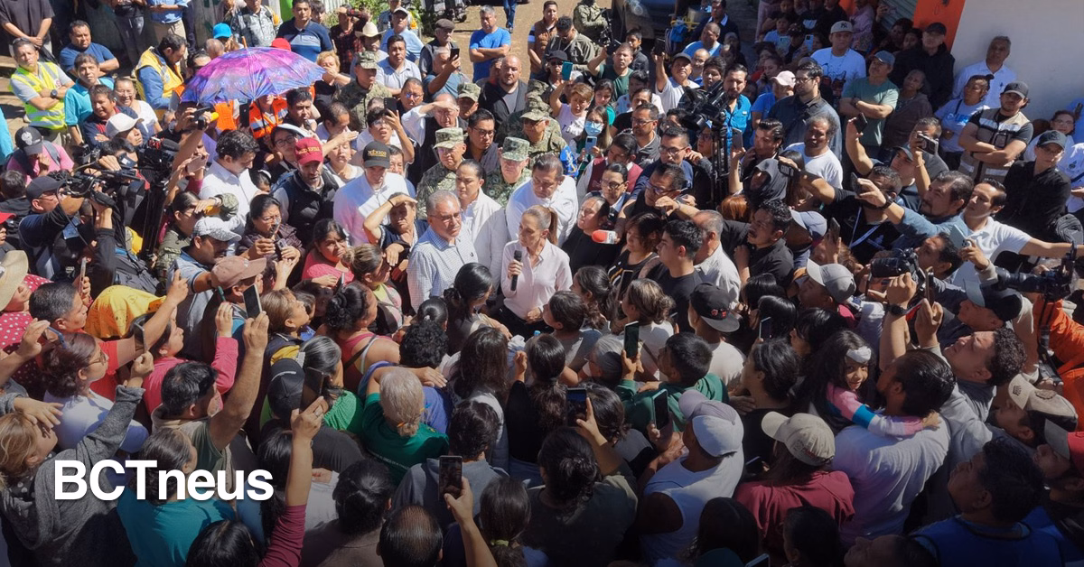Articulo - Sheinbaum anuncia censo en Puebla para apoyar a damnificados por lluvias