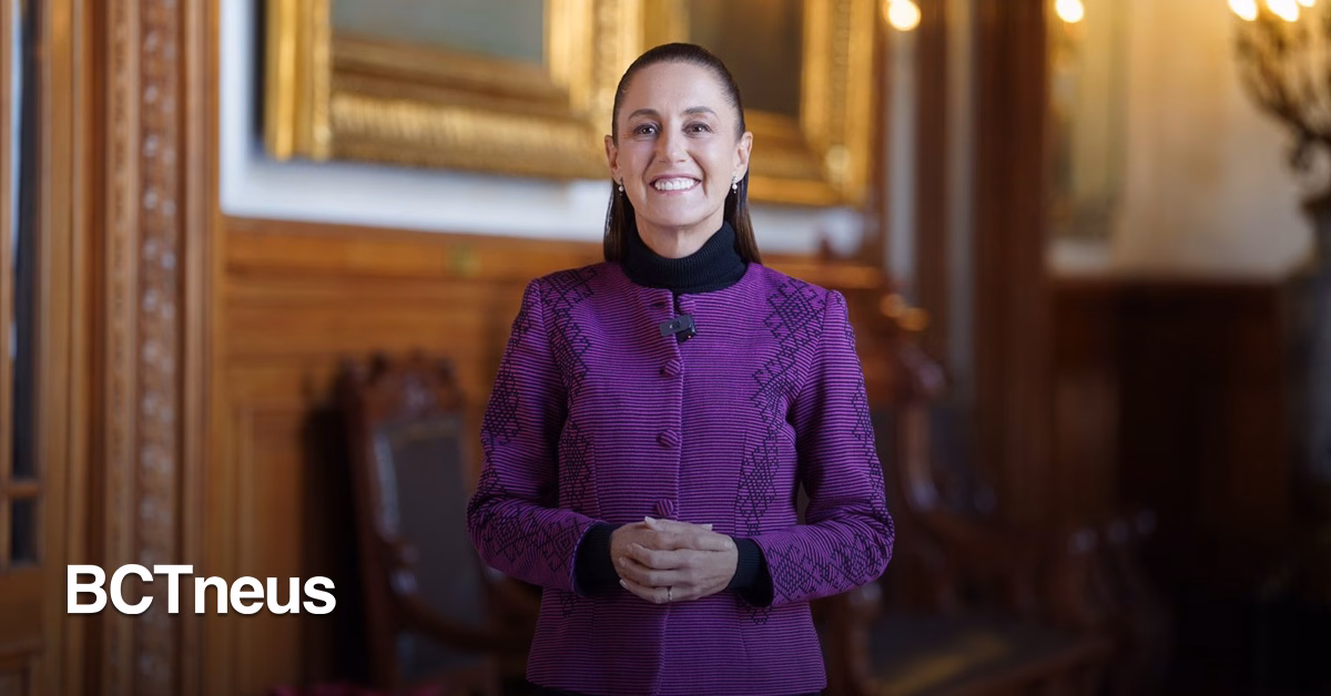 Articulo - Sheinbaum da mensaje de Año Nuevo: "quiero desearles a todos salud, bienestar y amor"