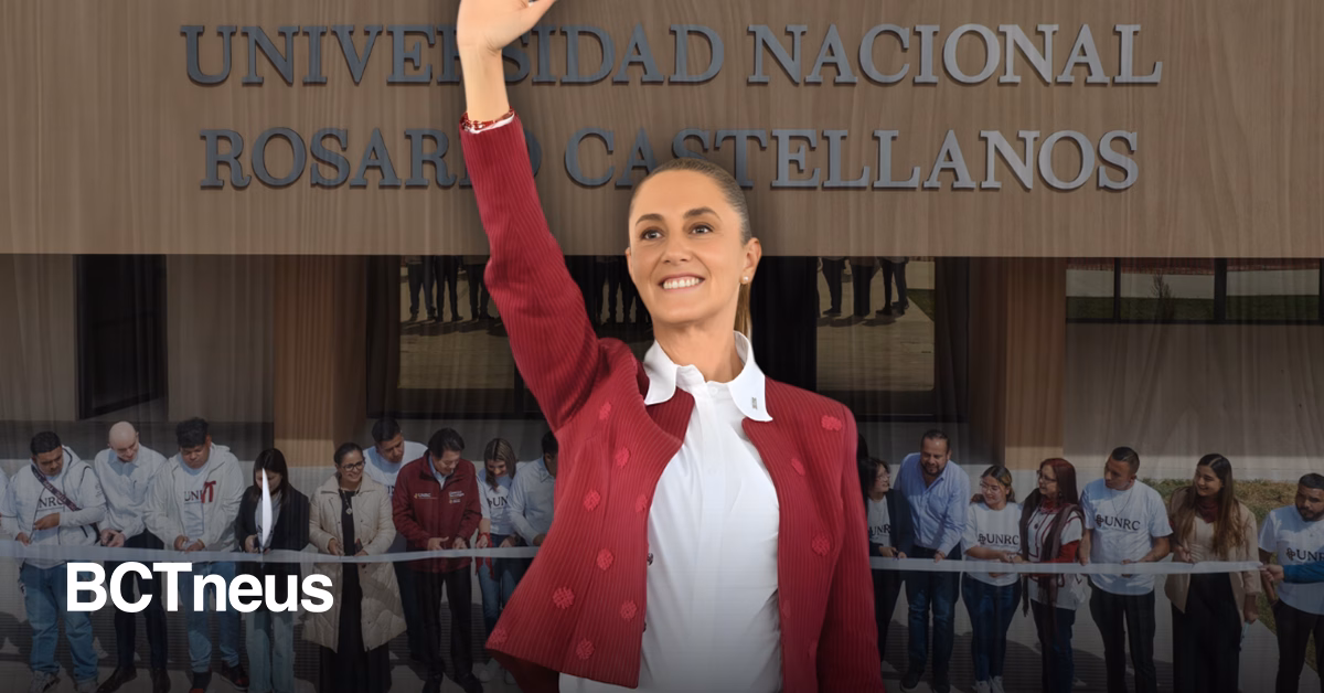 Articulo - “La educación es un derecho”: Sheinbaum anuncia beca para estudiantes de la UNRC