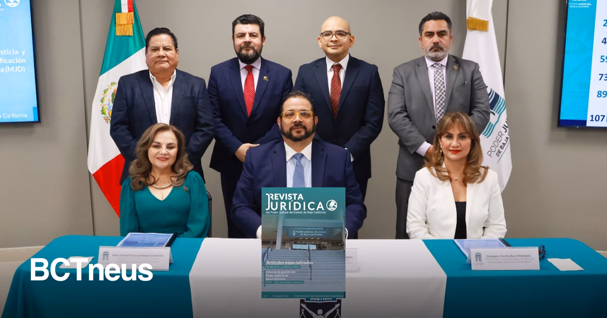 Articulo - Presenta Poder Judicial de BC su primera Revista Jurídica digital