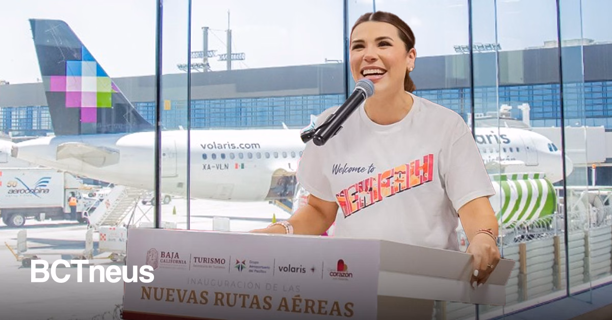 Articulo - BC amplia su conectividad aérea con nuevas rutas desde Tijuana y Mexicali: Marina del Pilar