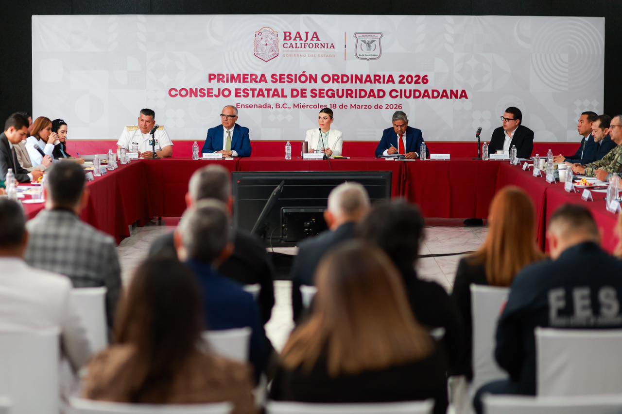 LA VIOLENCIA SÍ HA BAJADO POR LA COORDINACIÓN: MARINA DEL PILAR ENCABEZA MESA DE SEGURIDAD