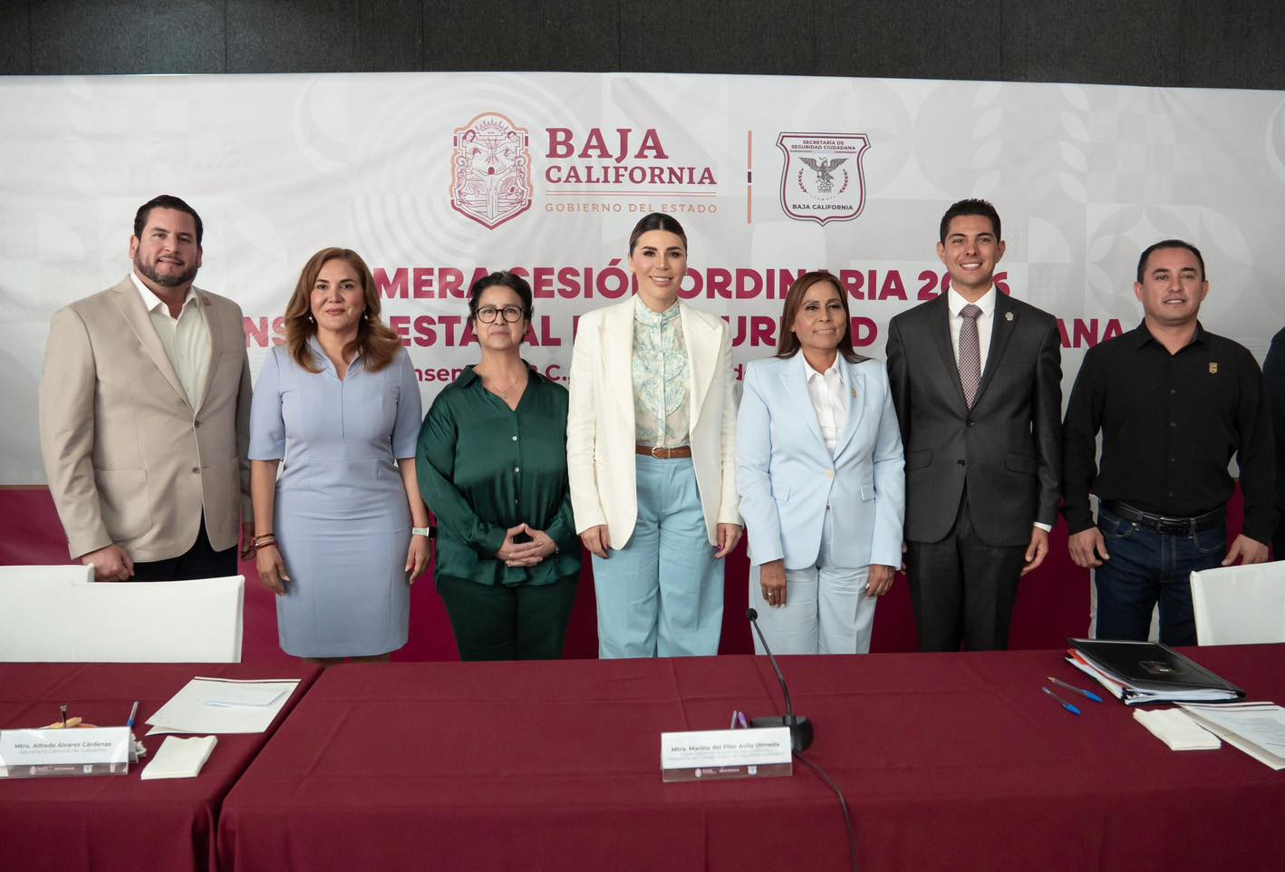 LA VIOLENCIA SÍ HA BAJADO POR LA COORDINACIÓN: MARINA DEL PILAR ENCABEZA MESA DE SEGURIDAD