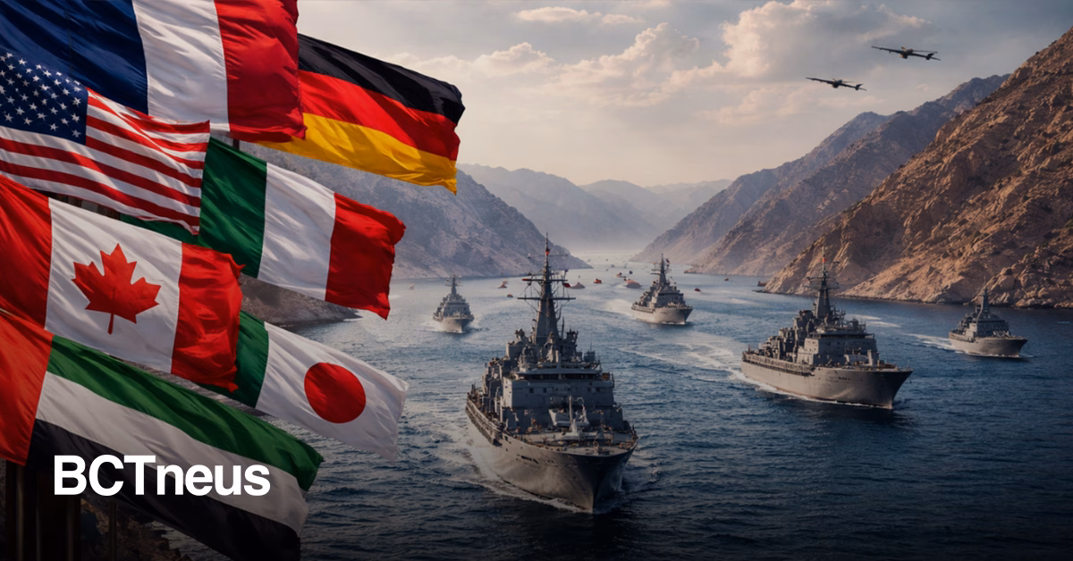 Articulo - Más de 20 países, principalmente europeos, se alistan para garantizar el paso en el estrecho de Ormuz