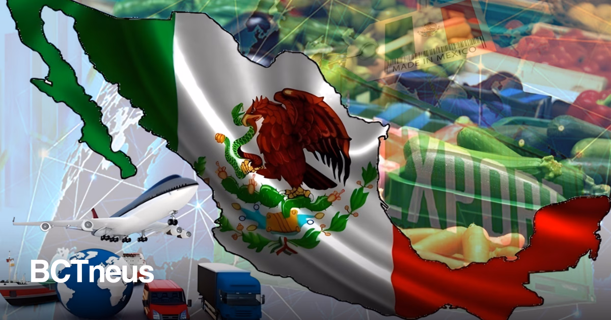 Articulo - Exportaciones mexicanas suben 15.8%, pese a caída petrolera