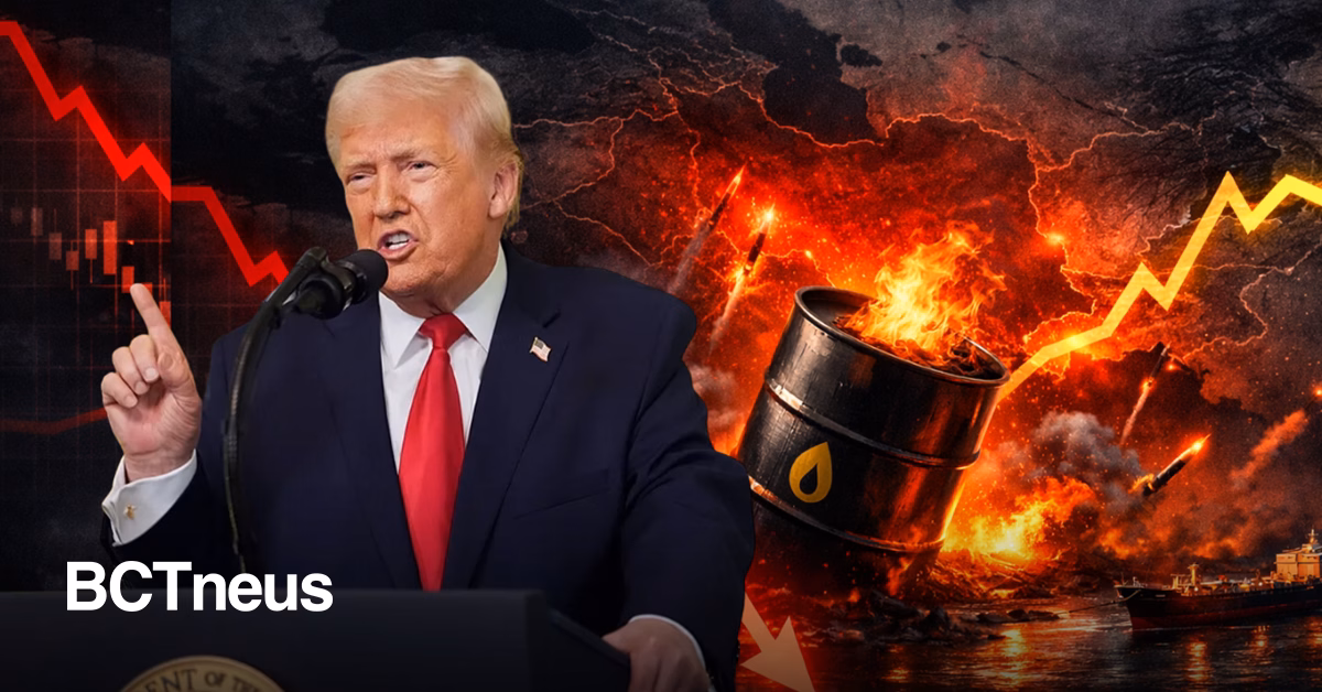 Articulo - Mercados caen y petróleo se dispara tras nuevas amenazas de Trump contra Irán