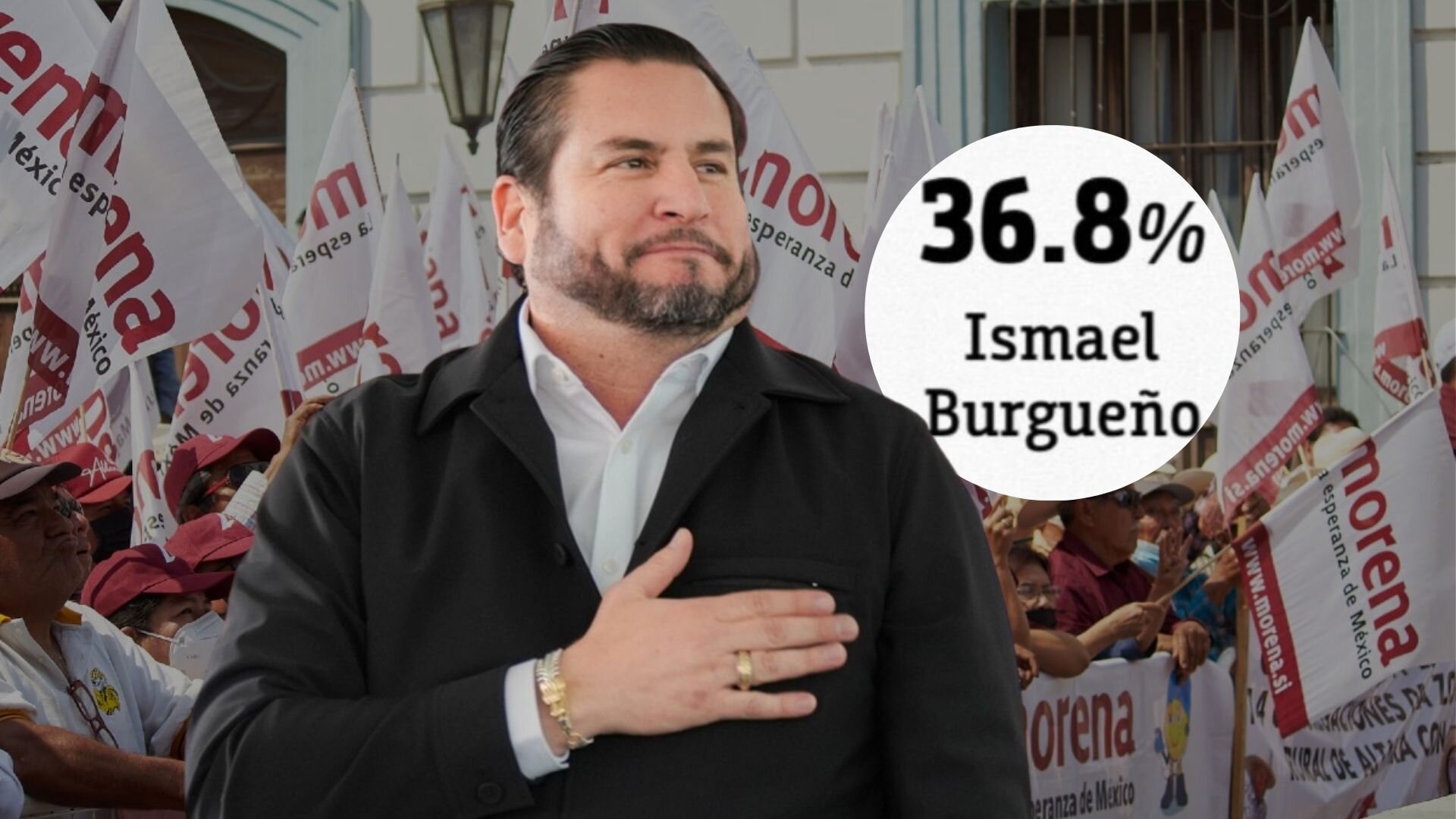 ENCUESTAS PONEN A BURGUEÑO AL FRENTE RUMBO A 2027