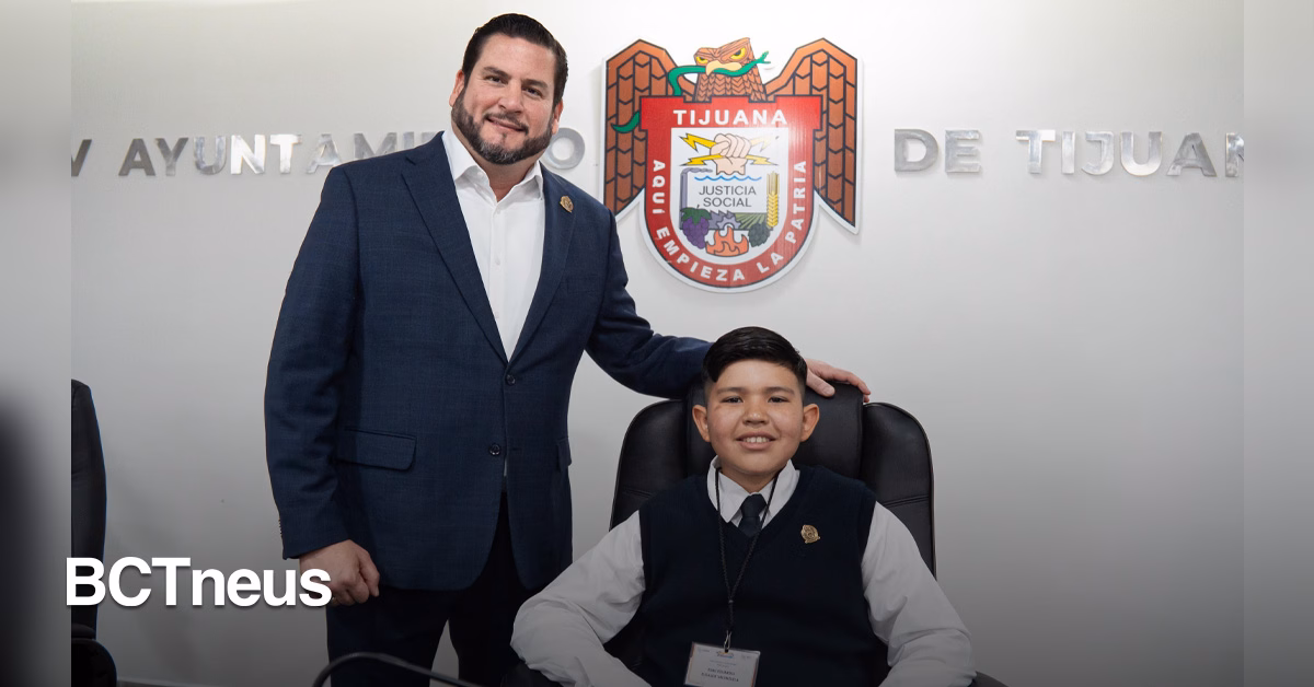 Articulo - Compromiso por las infancias de Tijuana: Burgueño recibe a niño alcalde 