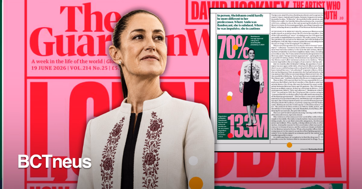 Articulo - La izquierda con mayor aprobación del mundo: The Guardian pone a Sheinbaum en la cima global