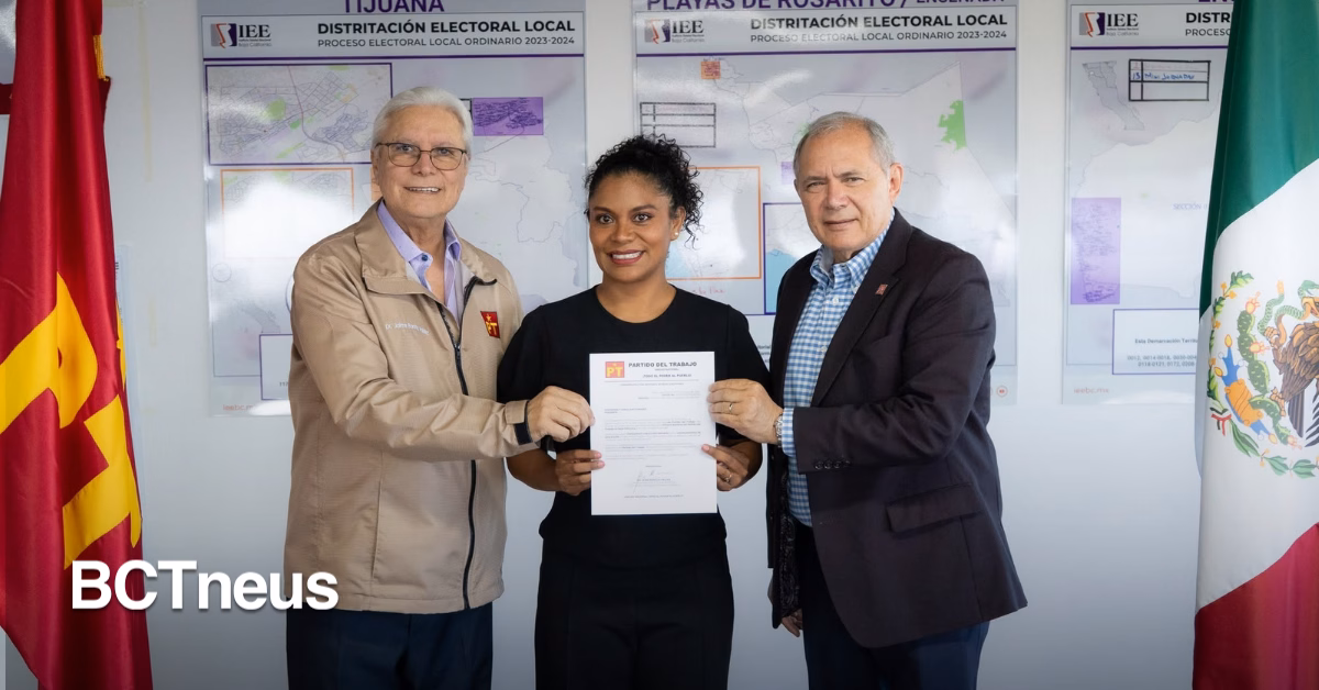 Articulo - Presenta Bonilla a Montserrat Caballero como propuesta única para coordinadora estatal de afiliación del PT en Baja California