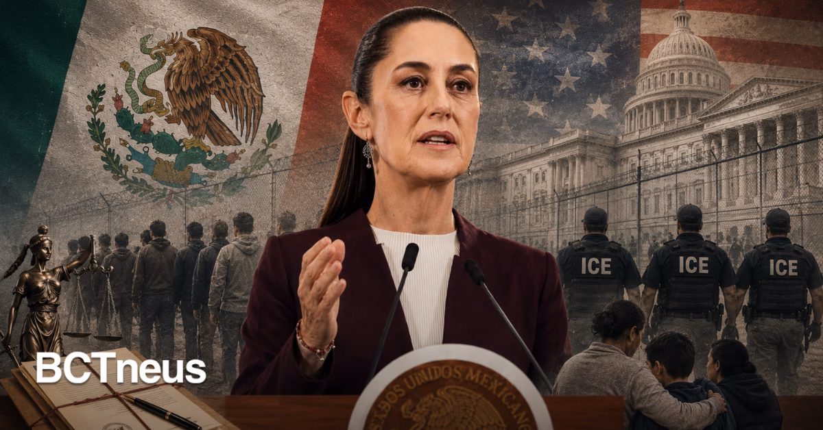 Articulo - "No podemos quedarnos callados" Sheinbaum llama a defender a los mexicanos en EU