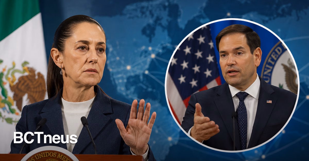 Articulo - Sheinbaum rechaza invitación a cumbre de Marco Rubio contra el terrorismo de izquierda