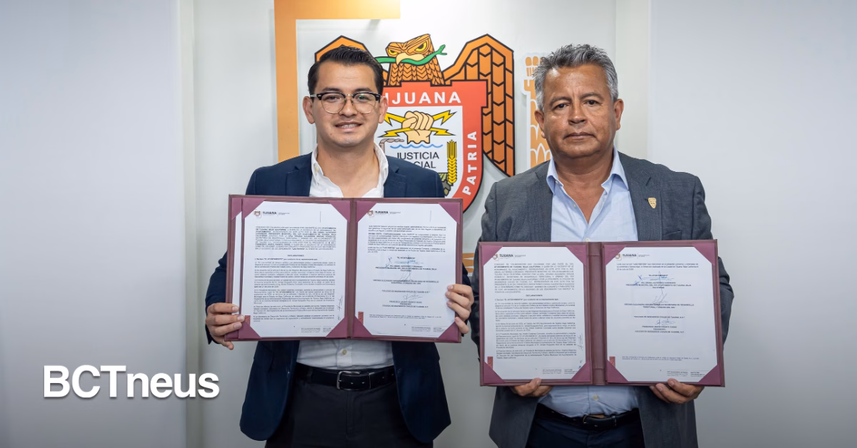 Articulo - Nueva alianza para Tijuana: alcalde Abdiel Gutiérrez firma acuerdo con ingenieros civiles