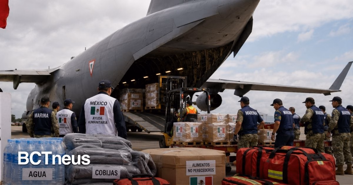 Articulo - México prepara 255 militares y toneladas de ayuda humanitaria a Colombia