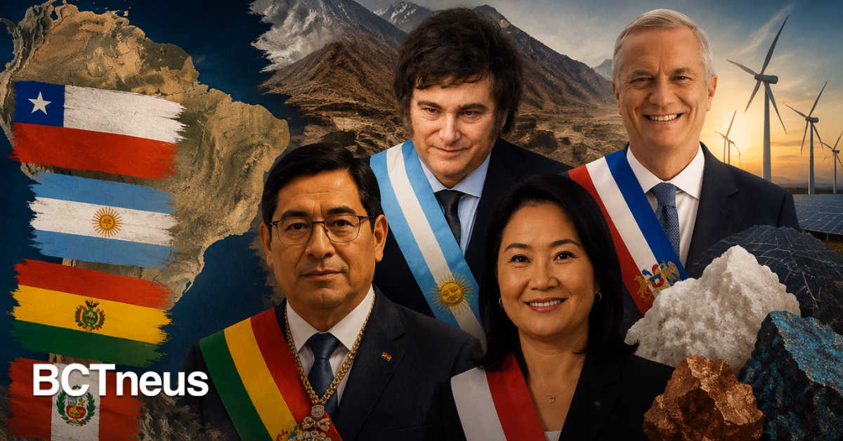 Articulo - Litio, cobre y tecnología: Chile, Argentina, Bolivia y Perú se unen por el control de minerales estratégicos
