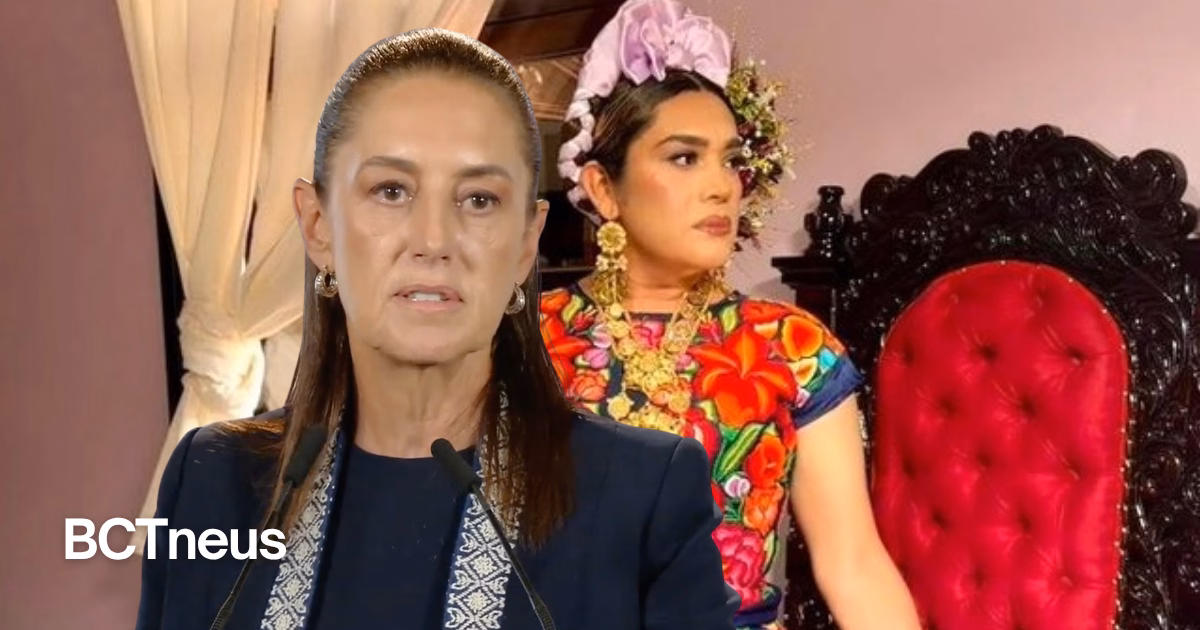 Articulo - Sheinbaum garantiza protección al diseñador de su vestido tras ataque en Oaxaca