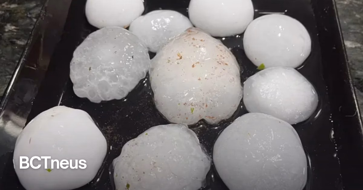 Articulo - Fuerte granizada causa severos destrozos en Paraguay