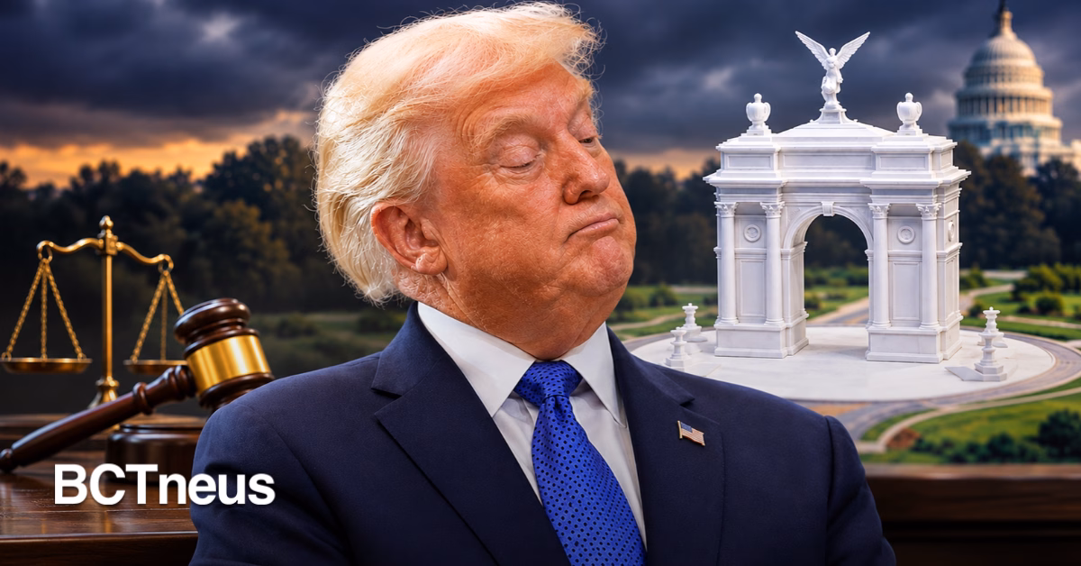 Articulo - Dos gobiernos demandan a Trump para detener el arco gigante que quiere construir en EU