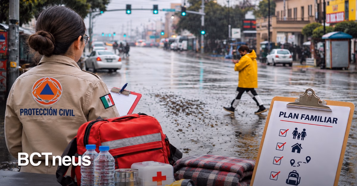 Articulo - Tijuana se prepara para las lluvias: llaman a familias a crear un plan de emergencia